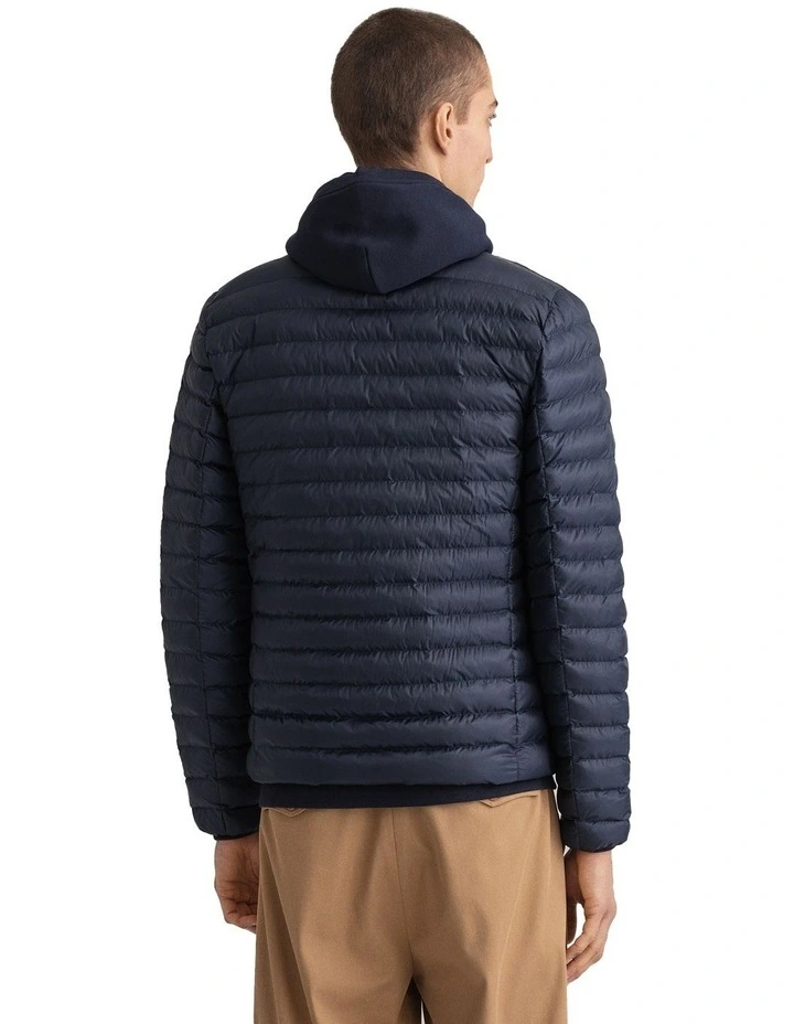 Gant Light Padded Bomber Jacket In Evening Blue 4 Gant Light Padded Bomber Jacket In Evening Blue - Image 2