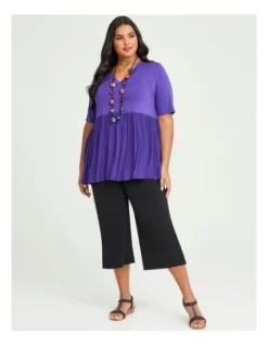 Soiree Cullotte Pant In Black -Myer Fashion Store 962213230 3 720x928