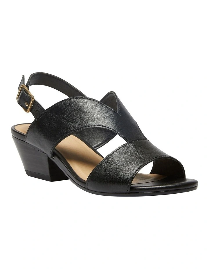 Valetta Sandals In Black Leather 4 Valetta Sandals In Black Leather - Image 2