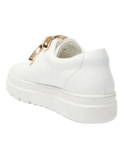 Banjo Sneakers In White/Gold Leather 14 Banjo Sneakers In White/Gold Leather -Myer Fashion Store 962598790 6 720x928