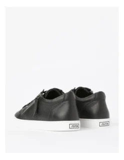 Ziggy Leather Sneaker In Black -Myer Fashion Store 962640100 4 720x928