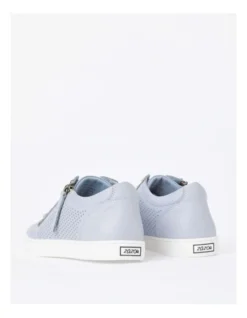 Ziggy Leather Sneaker In Grey Blue -Myer Fashion Store 962643880 4 720x928