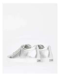 Ziggy Leather Sneaker In Silver -Myer Fashion Store 962644600 4 720x928
