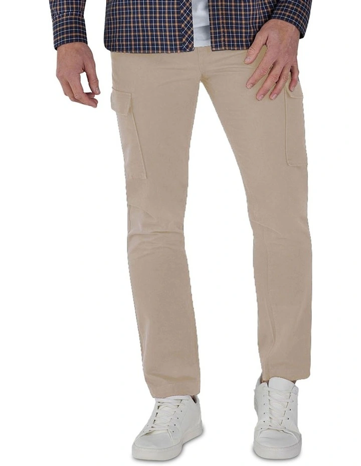 Cargo Trouser In Tan 3 Cargo Trouser In Tan