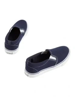 Canvas Slip On In Navy 7 Canvas Slip On In Navy -Myer Fashion Store 962864200 962844040 3 720x928