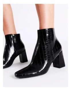 Tulu Boot In Black Croc -Myer Fashion Store 962887240 2 1 720x928