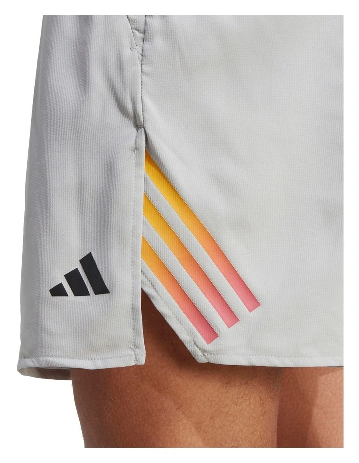ADIDAS Train Icons 3-Stripes Training Shorts In Grey 7 ADIDAS Train Icons 3-Stripes Training Shorts In Grey - Image 5