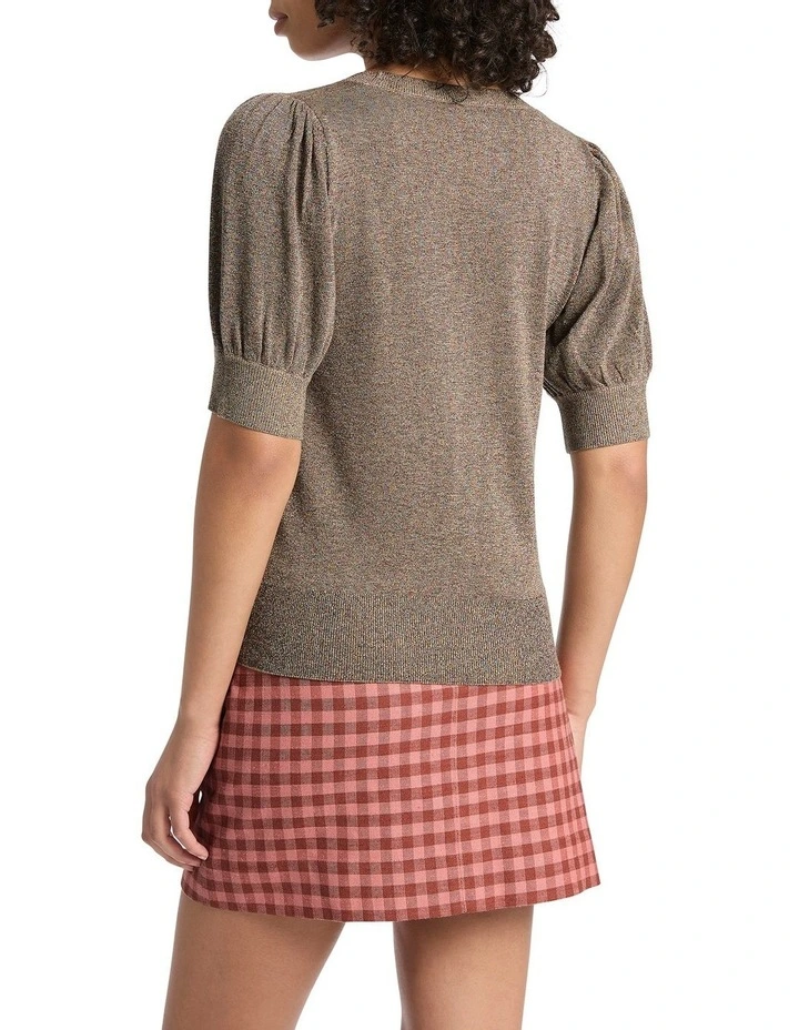 Shine A Light Knit In Gold 5 Shine A Light Knit In Gold - Image 3