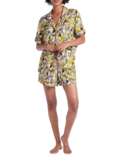Toucan Do It! Pj Set In Beige Multi