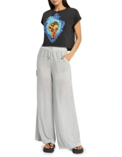 Mystic Sunset Cropped Tee In Washed Black -Myer Fashion Store 963217090 4 720x928