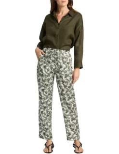 Charlee Printed Pants In Ecru Multi 7 Charlee Printed Pants In Ecru Multi -Myer Fashion Store 963218260 2 720x928