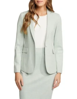 Oxford Alexa Eco Suit Jacket In Sage
