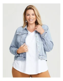 Classic Denim Jacket Pale Blue -Myer Fashion Store 963517240 3 720x928