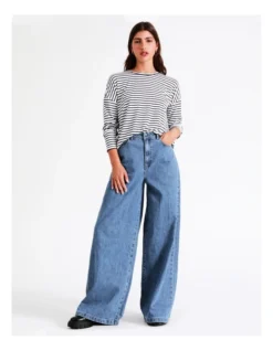 Long Sleeve Bamboo Tee In Navy Multi 10 Long Sleeve Bamboo Tee In Navy Multi -Myer Fashion Store 963718210 2 720x928