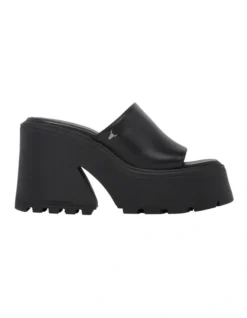 Windsor Smith Fantasize Leather Heel In Black