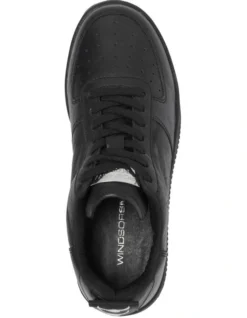 Windsor Smith Racerr Leather Flatform Sneaker In Black -Myer Fashion Store 963929170 3 720x928