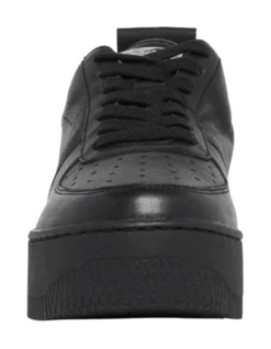 Windsor Smith Racerr Leather Flatform Sneaker In Black -Myer Fashion Store 963929170 4 720x928