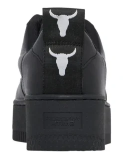 Windsor Smith Racerr Leather Flatform Sneaker In Black -Myer Fashion Store 963929170 5 720x928