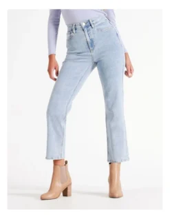 Recycled Blend Billie Straight Jean In Light Blue -Myer Fashion Store 964241380 6 720x928