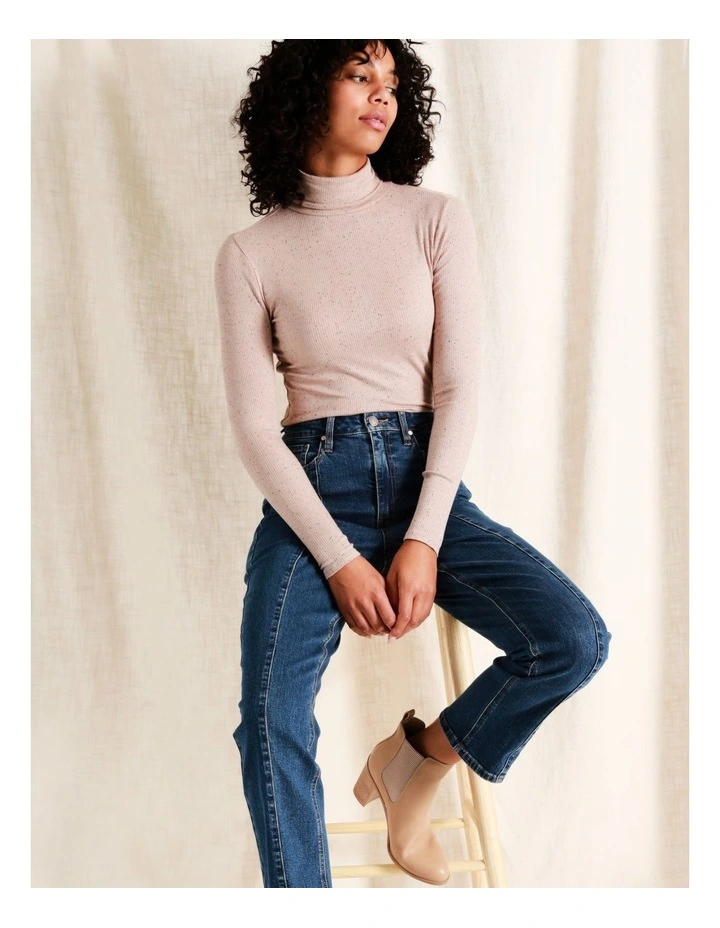 Recycled Blend Seam Detail Straight Jean In Mid Blues 4 Recycled Blend Seam Detail Straight Jean In Mid Blues - Image 2