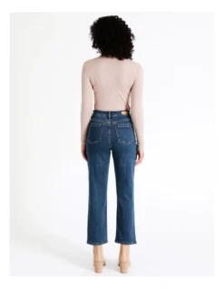 Recycled Blend Seam Detail Straight Jean In Mid Blues 14 Recycled Blend Seam Detail Straight Jean In Mid Blues -Myer Fashion Store 964242100 6 720x928