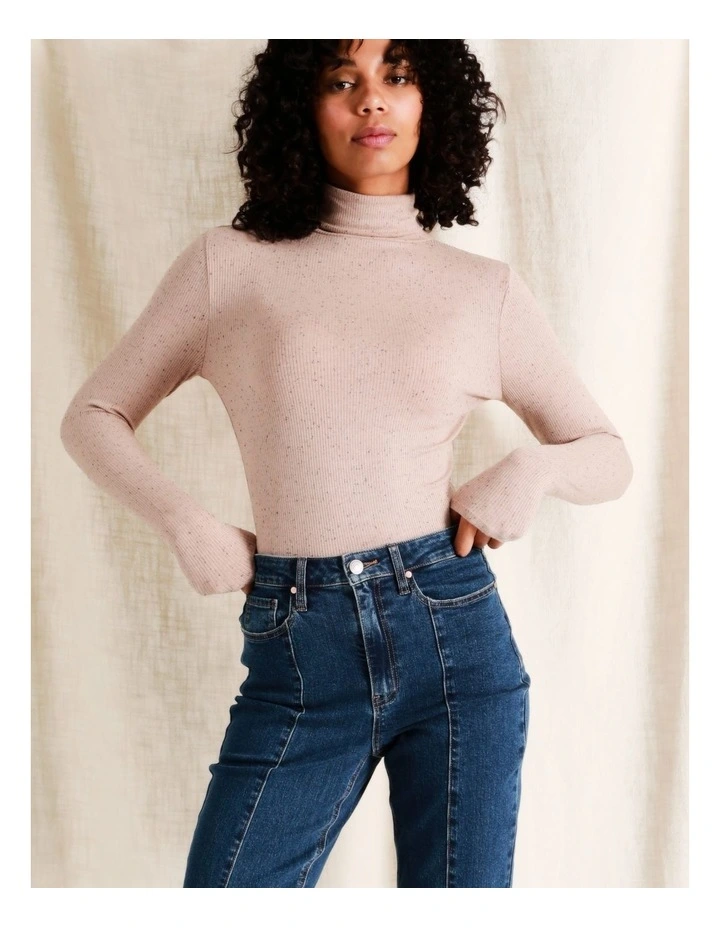 Recycled Blend Seam Detail Straight Jean In Mid Blues 9 Recycled Blend Seam Detail Straight Jean In Mid Blues - Image 7