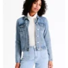 Recycled Blend Denim Jacket In Light Blue -Myer Fashion Store 964242460 1 720x928