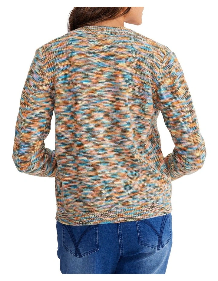 Multicoloured Cardigan In Multi 4 Multicoloured Cardigan In Multi - Image 2