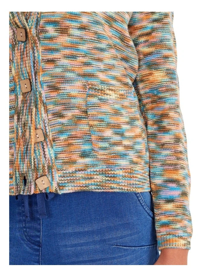 Multicoloured Cardigan In Multi 6 Multicoloured Cardigan In Multi - Image 4