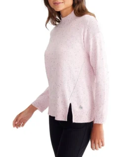 Notch Hem Knit In Pink -Myer Fashion Store 964599670 3 720x928