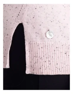 Notch Hem Knit In Pink -Myer Fashion Store 964599670 4 720x928