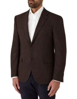 Cambridge Hawthorn Modern Fit Sports Jacket In Brown 9 Cambridge Hawthorn Modern Fit Sports Jacket In Brown -Myer Fashion Store 964792990 3 720x928