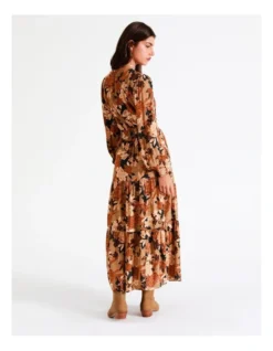 Shirred Waist Dress In Assorted -Myer Fashion Store 965268550 6 720x928