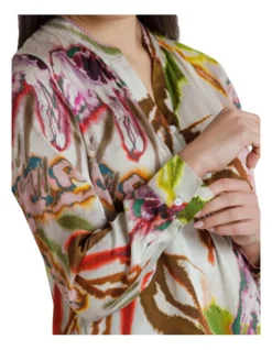 Long Sleeve Collared Top In Multi -Myer Fashion Store 965428840 4 720x928