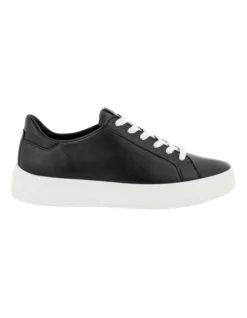 ECCO Street Tray Sneaker In Black