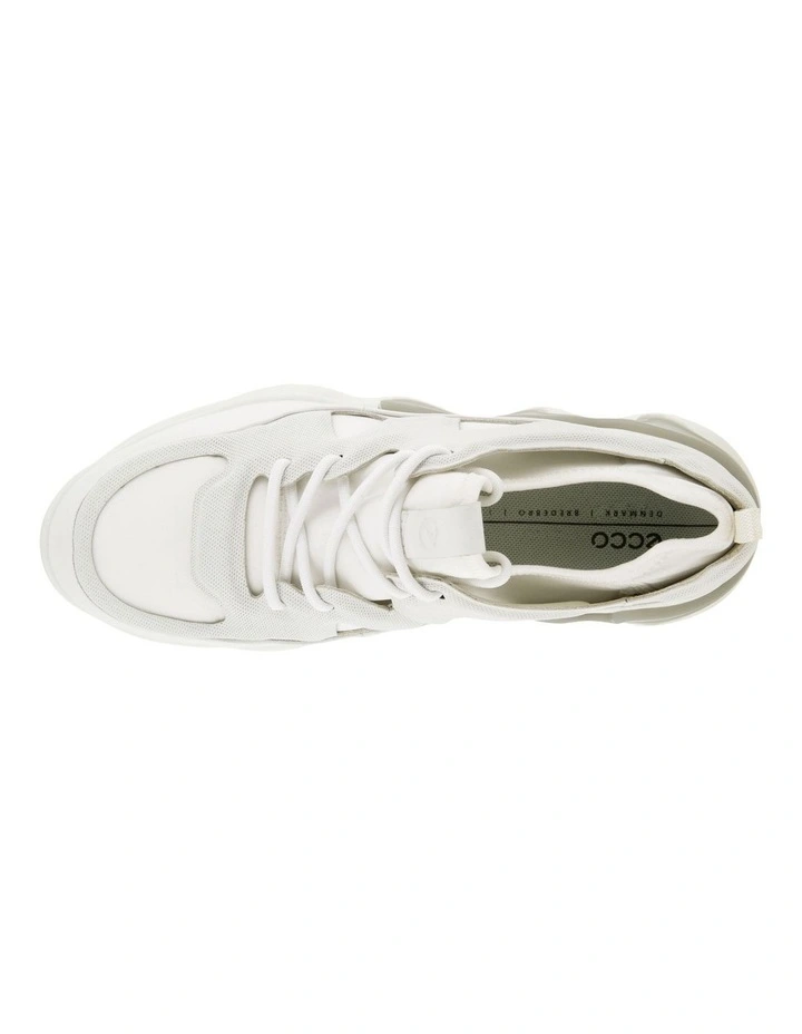 ECCO Elo Sneaker In White 6 ECCO Elo Sneaker In White - Image 4