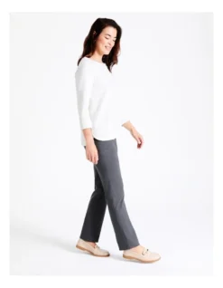 Regatta Wardrobe Staple Straight Pant In Charcoal -Myer Fashion Store 965764810 5 720x928