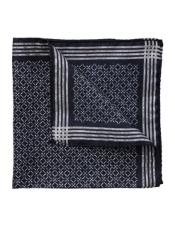 Foulard Silk Pochette In Blue -Myer Fashion Store 966055690 966052630 2 720x928