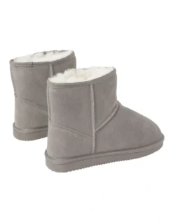 SOHO Aleah Slipper In Grey Sheepskin -Myer Fashion Store 966135880 7 1 720x928