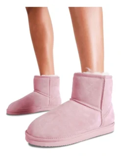 SOHO Aleah Slipper In Pink Sheepskin -Myer Fashion Store 966135970 2 2 720x928