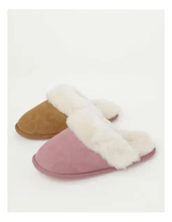SOHO Felix Slipper In Pink Sheepskin In Pink -Myer Fashion Store 966136150 7 720x928