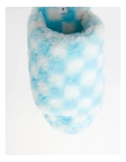 SOHO Checkerboard Slipper In Blue -Myer Fashion Store 966136600 7 720x928