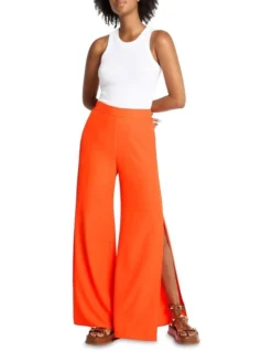 The Opening Wide Leg Pant In Orange