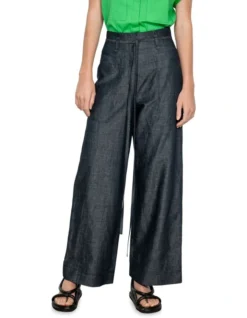 Soft Denim Patch Pocket Pant In Blue -Myer Fashion Store 966367540 3 720x928