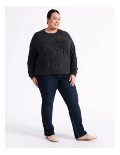 Regatta Recycled Cotton Blend Wardrobe Staple Straight Full Leg Jean In Dark Wash -Myer Fashion Store 966492010 4 1 720x928