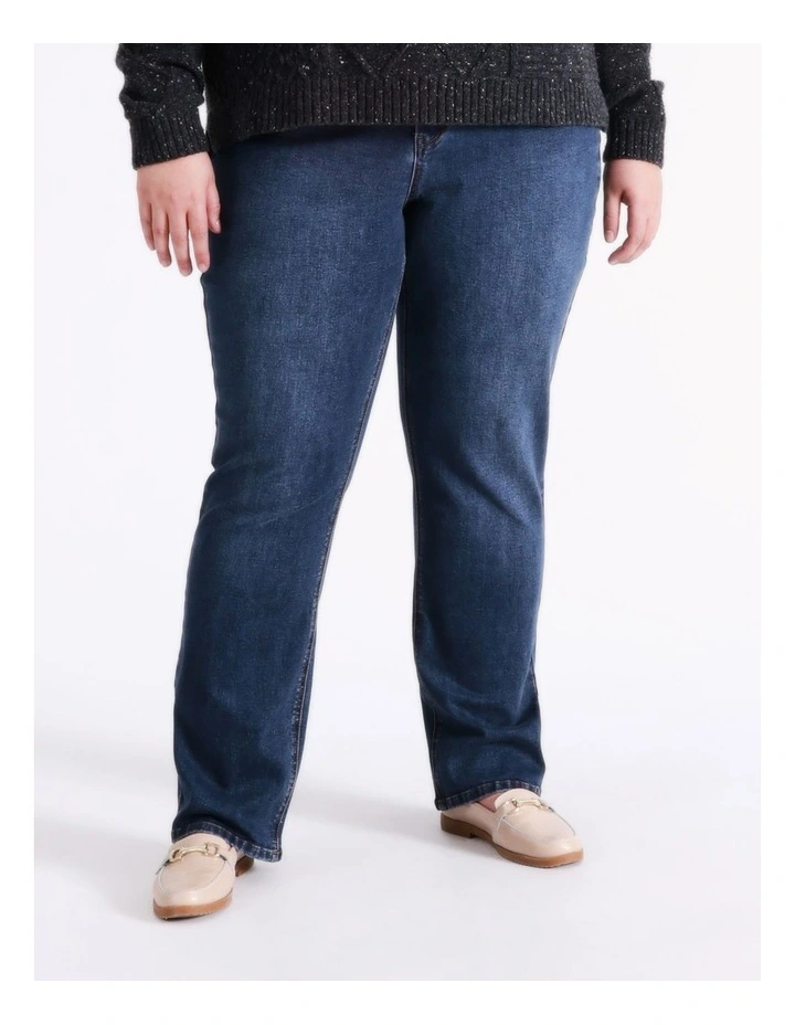 Regatta Recycled Cotton Blend Wardrobe Staple Slim Full Length Jean In Indigo 4 Regatta Recycled Cotton Blend Wardrobe Staple Slim Full Length Jean In Indigo - Image 2