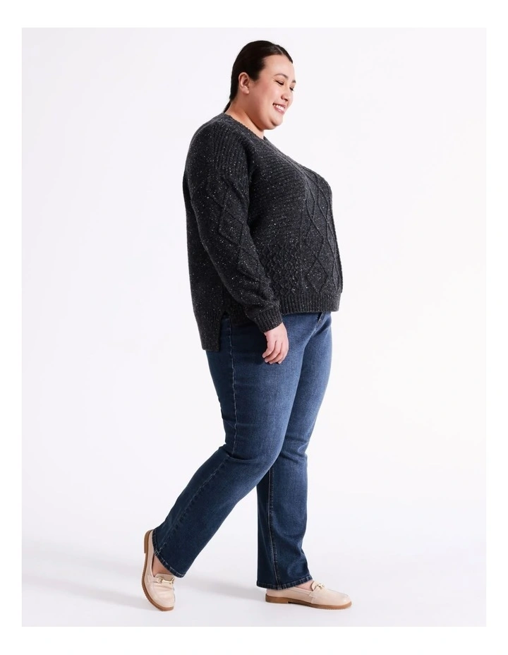 Regatta Recycled Cotton Blend Wardrobe Staple Slim Full Length Jean In Indigo 6 Regatta Recycled Cotton Blend Wardrobe Staple Slim Full Length Jean In Indigo - Image 4