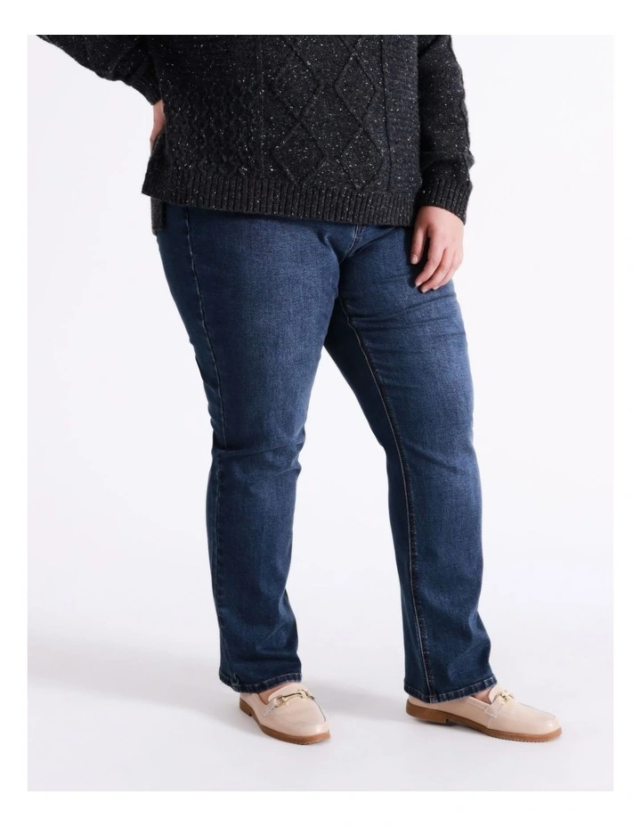 Regatta Recycled Cotton Blend Wardrobe Staple Slim Full Length Jean In Indigo 7 Regatta Recycled Cotton Blend Wardrobe Staple Slim Full Length Jean In Indigo - Image 5