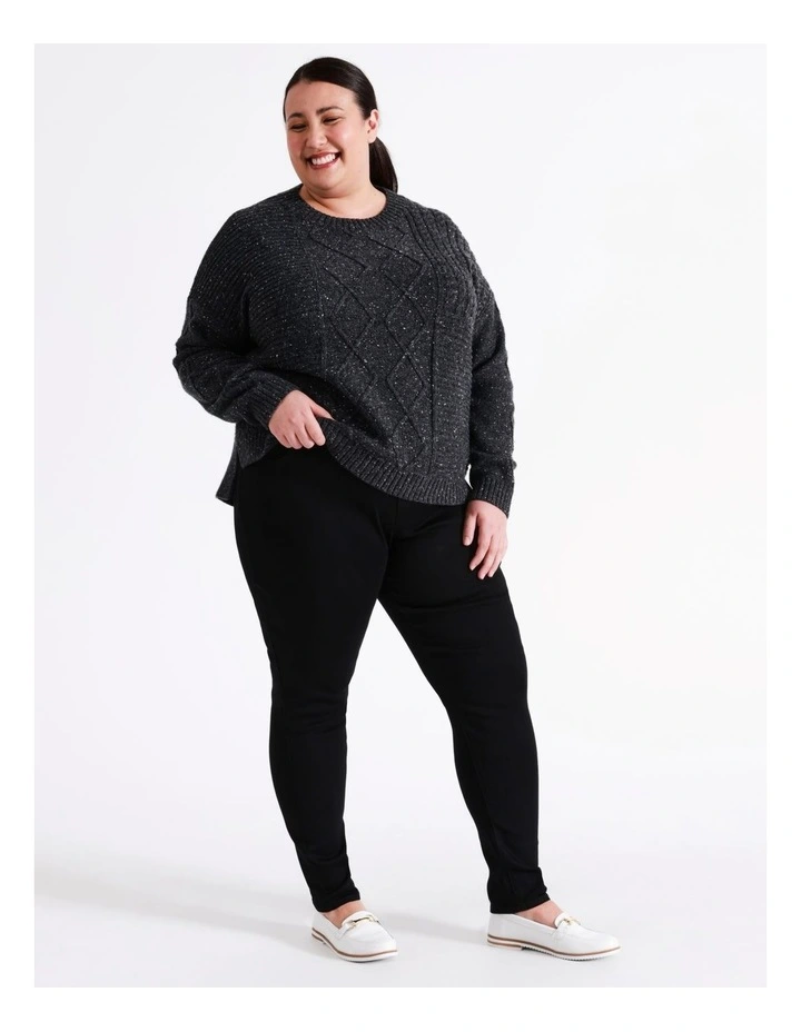 Regatta Recycled Cotton Blend Wardrobe Staple Jegging Full Leg Denim In Black 5 Regatta Recycled Cotton Blend Wardrobe Staple Jegging Full Leg Denim In Black - Image 3