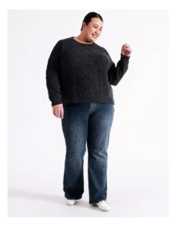 Regatta Recycled Cotton Blend Wardrobe Staple Bootcut Full Leg Jean In Vintage Wash -Myer Fashion Store 966492370 3 1 720x928